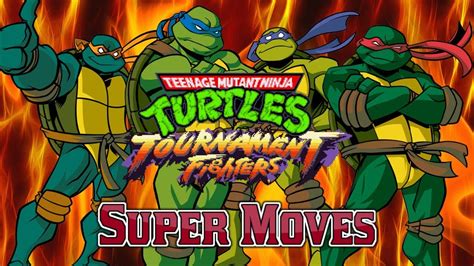 ninja turtles tournament fighters moves